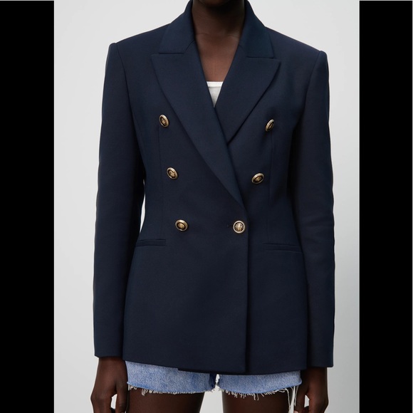 NWT ZARA Double Breasted Balmain Style Blazer S - Picture 8 of 10
